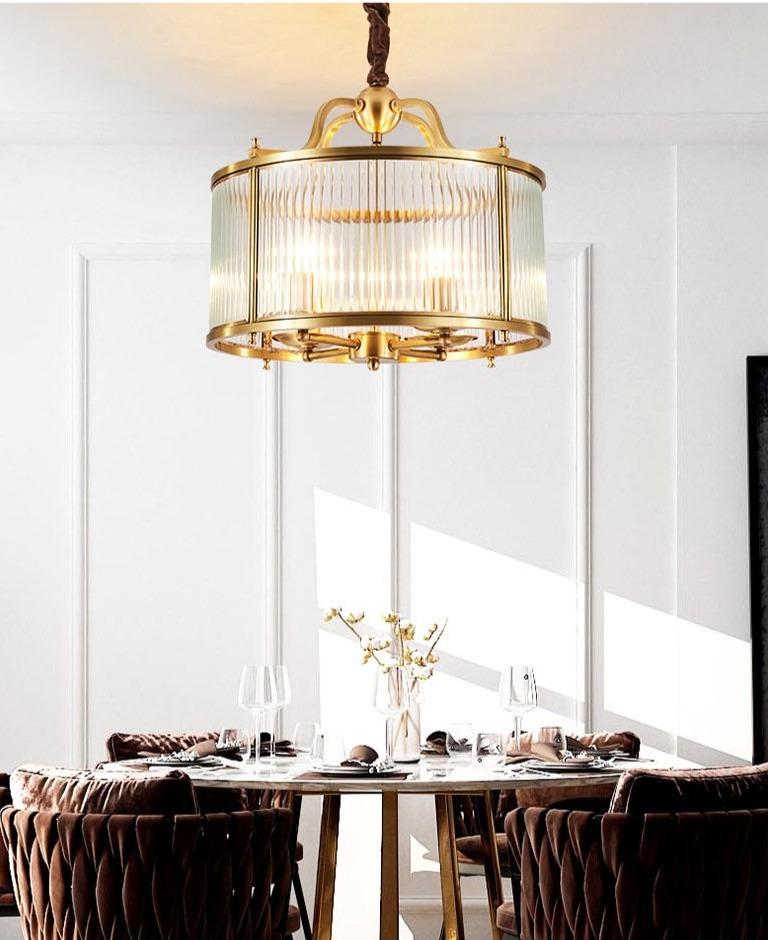 Fashion American Luxury Restaurant Bedroom Copper Chandelier