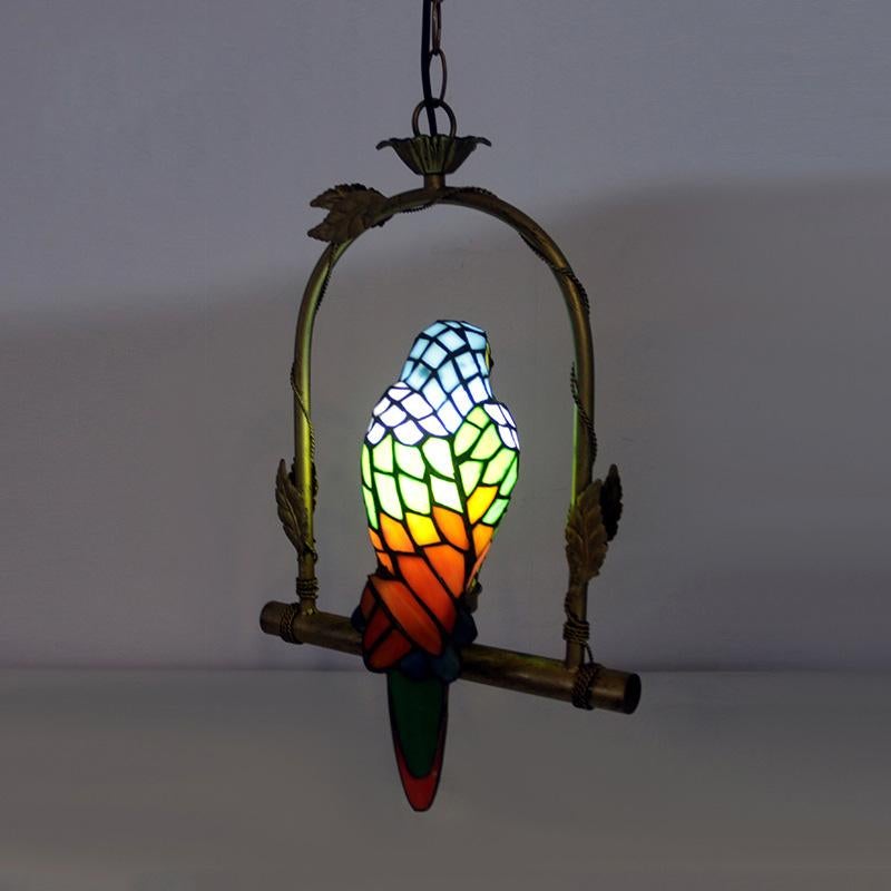 Creative Parrot Chandelier Retro Lighting Fixtures