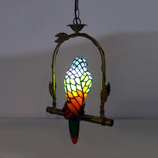 Creative Parrot Chandelier Retro Lighting Fixtures