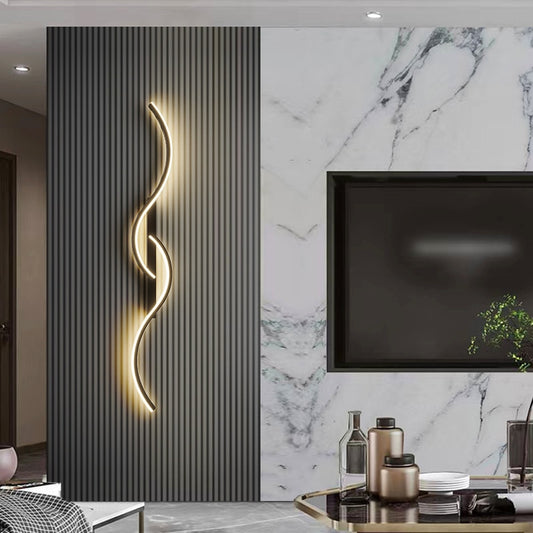 Modern LED Wall Lamp  Light Bedroom Bedside Long Strip Wall Sconces Living Room Home Indoor Lighting Fixture