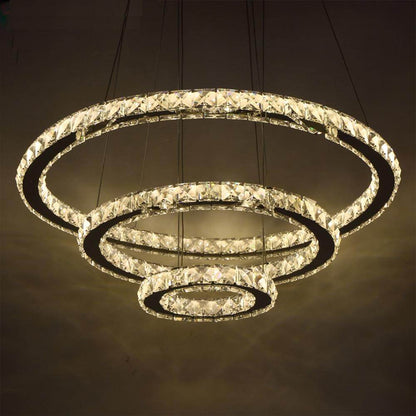 Modern LED Crystal Chandelier Lights Lamp For Living Room Cristal Lustre Chandeliers Lighting Pendant Hanging Ceiling Fixtures