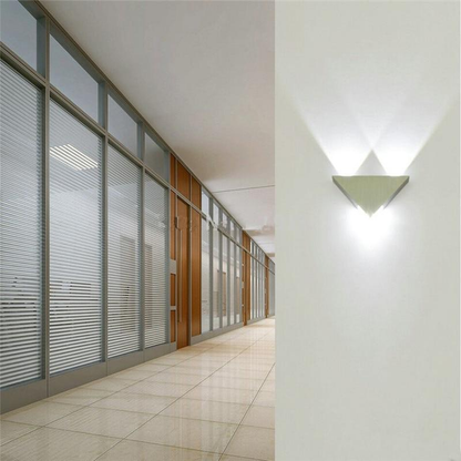 Modern Led Wall Lamp 3W Aluminum Body Triangle Wall Light For Bedroom Home Lighting Luminaire Bathroom Light Fixture Wall Sconce