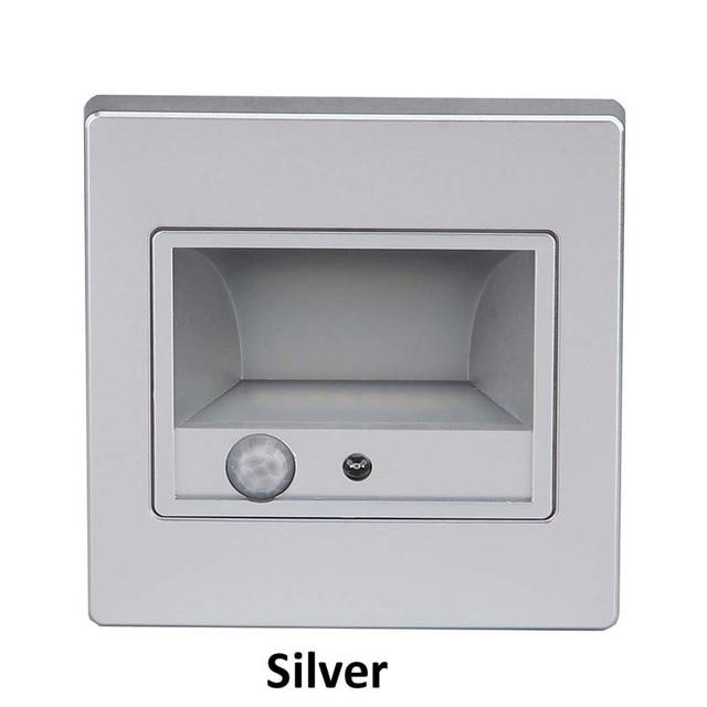 Abs Automatic PIR Sensor Stair Led Light Step Bedroom Wall Led Light Indoor Led Staircase Lighting