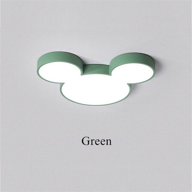Ultra-thin 5cm Macaron Cartoon Cat Led Lamp Ceiling Light Fixtures Modern Bedroom Kid's Room Painted Iron Lamparas De Techo