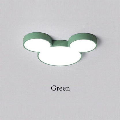 Ultra-thin 5cm Macaron Cartoon Cat Led Lamp Ceiling Light Fixtures Modern Bedroom Kid's Room Painted Iron Lamparas De Techo