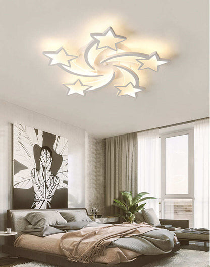 LEDs Chandelier Modern stars For Living Room Bedroom remote/APP support Home design chandelier  model   ICFW1913