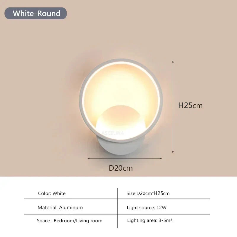 Modern LED Wall Lamp Nordic Wall Light Decor Fixture Minimalist Wall Sconce Led Illumination