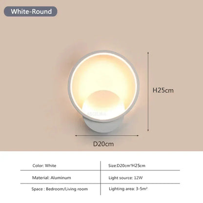 Modern LED Wall Lamp Nordic Wall Light Decor Fixture Minimalist Wall Sconce Led Illumination