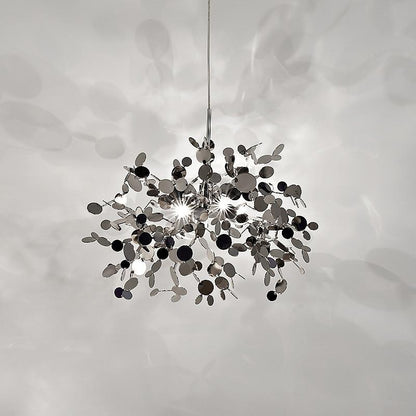 Postmodern Individual G9 Leaf Pendant Light Industrial Lamp Metal Hanging Lights LOFT Suspension Luminaire