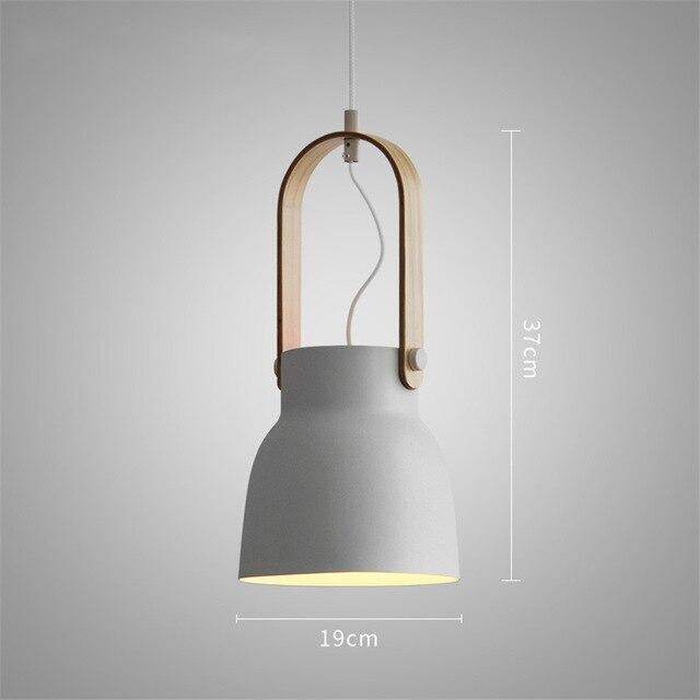 Nordic Loft LED Iron Pendant Lights Restaurant Room Bedroom Simple Hanging Lamp Home Indoor Kitchen art de pendant lamp Lighting