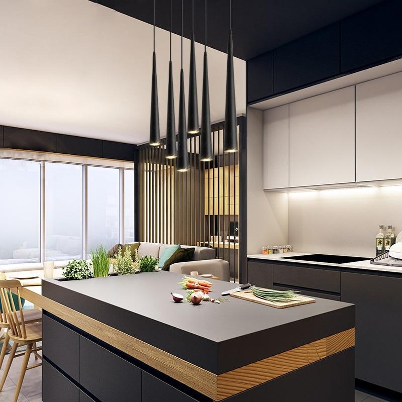 Dimmable  COB Cone LED Modern Pendant Light  Aluminum&Metal Home7w /12w Hang Lamp Dining/Living Room Bar Cafe Droplight Fixture