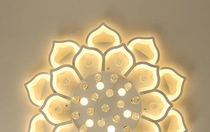 Led Ceiling Lights Living Room For 15-25Square Meters Bedroom With Crystal Remote Control Lamparas Detecho Moderna Home Fixtures