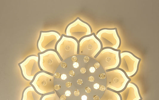 Led Ceiling Lights Living Room For 15-25Square Meters Bedroom With Crystal Remote Control Lamparas Detecho Moderna Home Fixtures