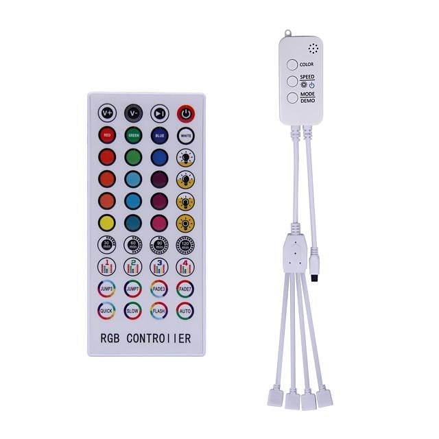 20M LED Strip Lights RGB LED Light Strip Music Sync 1200LEDs LED Strip 2835 SMD Color Changing LED Strip Light Bluetooth Controller and 40 Key Remote LED Lights for Bedroom Home Party