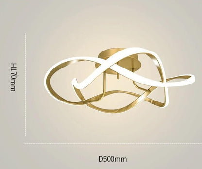 New Light Luxury Bedroom Lamp Room Ceiling Lamp