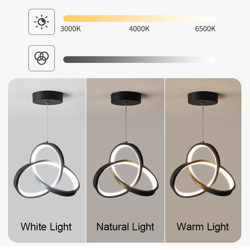 Lustre LED Pendant Lights Hanging Lamps For Ceiling Living Room Decoration Nordic Pendant Lamp