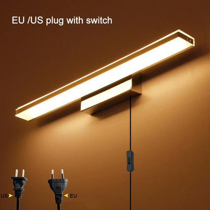 LED Mirror Light 42-52cm PIR Motion Sensor Waterproof Modern Cosmetic Acrylic Wall Lamp For Bathroom Light sconce lamp ZJQ0005
