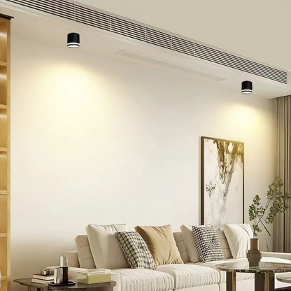 Rotating LED Full Spectrum Surface Mounted Dimmable Downlight  Anti Glare Ceiling Lamp 5W7W10W15W20W Spotlight Indoor