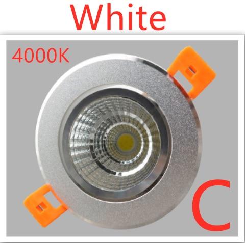 Led Downlight Dimmable lamp 3w 5w 7W 12w 15w 20w  30w 40w cob led spot 220V/110V ceiling recessed downlights round panel light