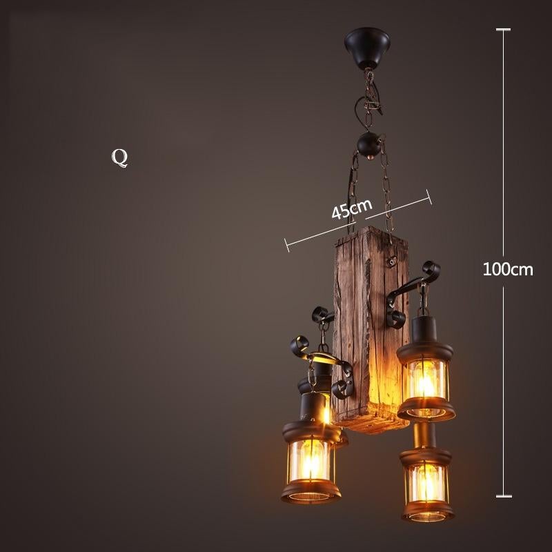 The Coffee Restaurant Bar Bar Has A Retro Idea of American Chandeliers