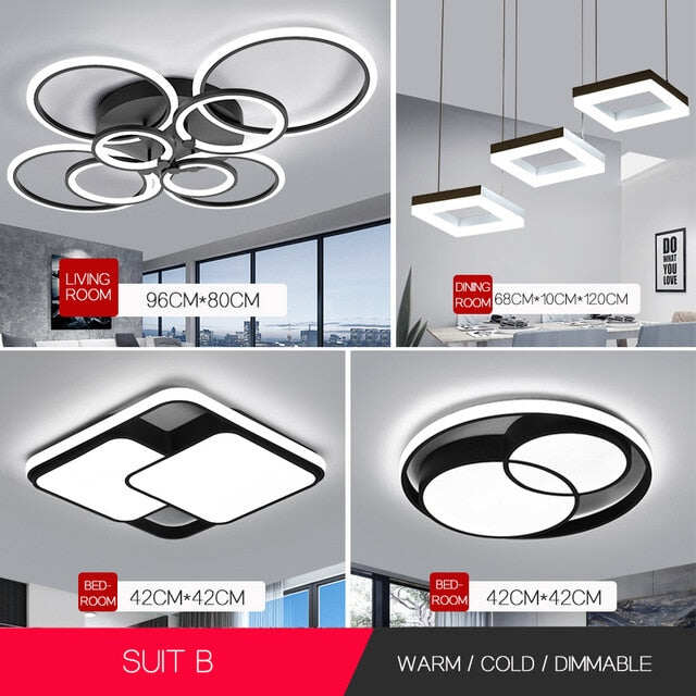 acrylic room modern nordic pendant hanging living room led light bedroom lamp color changing lights led chandelier lighting
