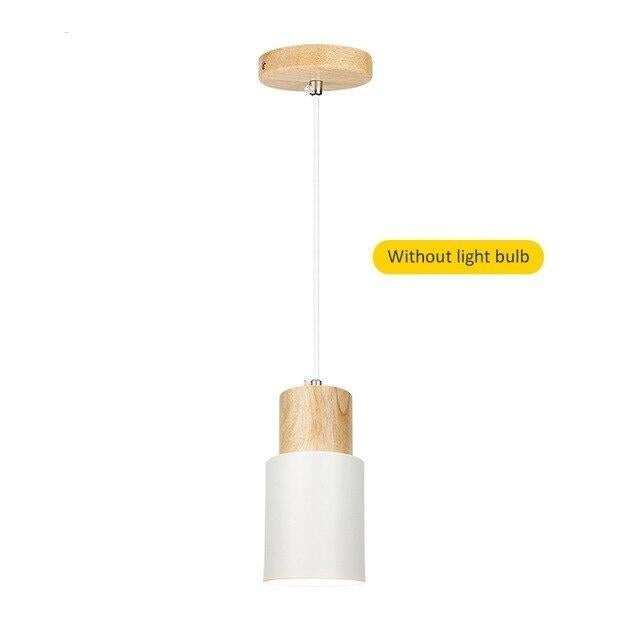 Modern Pendant Lights Nordic Wood Light Loft Pendant Lamps E27 for Dinning Room Home Decoration Restaurant Lamp Hotel