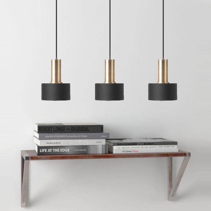Nordic Simple Bar Hanging Lamp Colored Pendant Light Restaurant, Bedroom, Bedside Lights, Modern Art And Creative Lighting