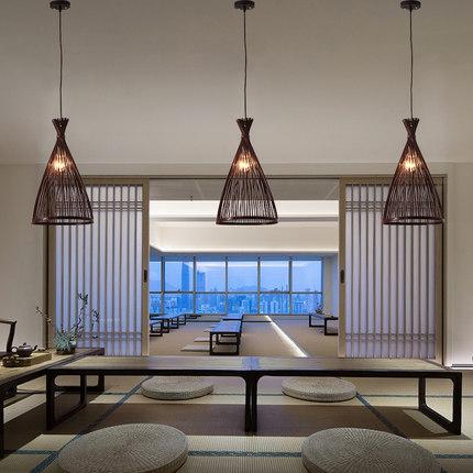 Restaurant Chandelier Bamboo Creative Personality Simple