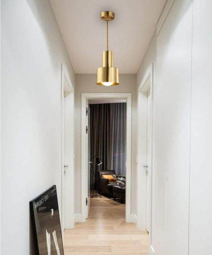 Copper Pendant Light Dining Room Kitchen Island LED Brass Hanging Lamp Kitchen Lighting Fixture Loft Bedside Hanglamp