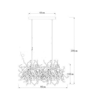 Postmodern Individual G9 Leaf Pendant Light Industrial Lamp Metal Hanging Lights LOFT Suspension Luminaire