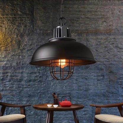 American Country Single Head Industrial Style Retro Restaurant Cafe Iron Chandelier