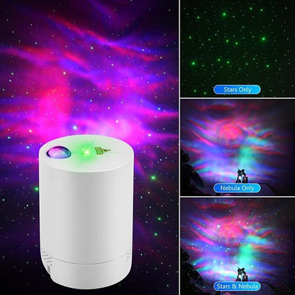 Starry Sky Projector Night Light Projection USB Star Projector Bedroom Party Laser Light 360 Degree Rotation Night Lamp