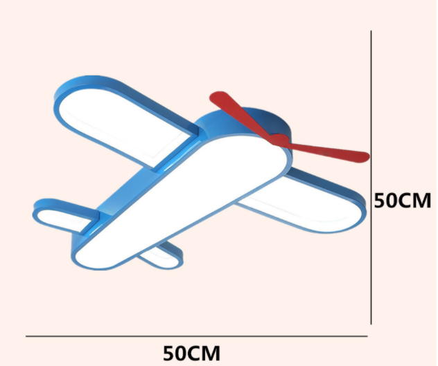Modern Kids Room LED Lamp Ceiling Light Novelty Cartoon The Plane Bedroom Shop Colorful Lighting Fixture