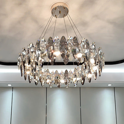 Luxury Crystal Chandelier Living Room Lamps Upscale Modern Lamps