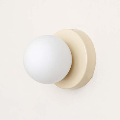Creative Macaron LED Wall Lamp  Mini Glass Sconce for Balcony Lamp Bedroom Corridor Porch Decor Lighting