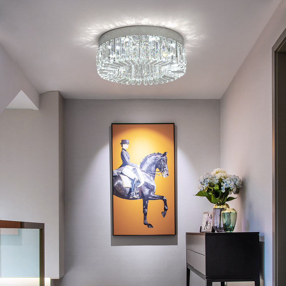 Crystal Ceiling Lamp Living Room Gold Luxury Modern Chandeliers Decoration Led Ceiling Lights Lighting Fixture Diameter 40 50cm