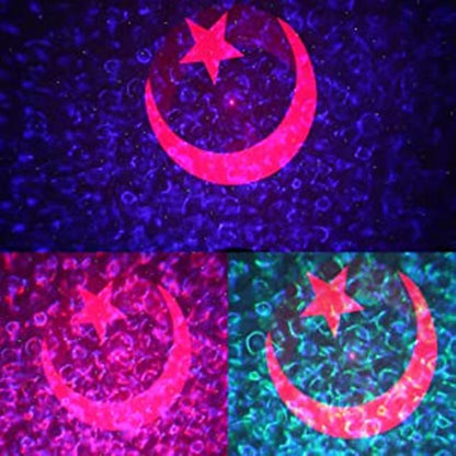 LED Star Night Light Wave Sky Starry Galaxy Projector Blueteeth USB Voice Control Music Player 360 Rotation Night Lighting Lamp