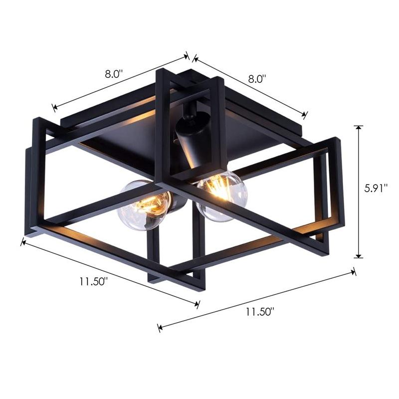 American Retro Industrial Wind Corridor Restaurant Ceiling Lamp