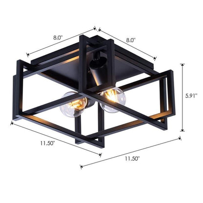 American Retro Industrial Wind Corridor Restaurant Ceiling Lamp