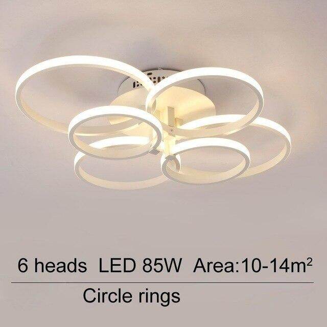 Acrylic Modern LED Chandelier For Living Room Bedroom LED Lustres Large Ceiling Chandelier Lighting Fixtures