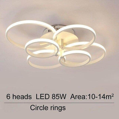 Acrylic Modern LED Chandelier For Living Room Bedroom LED Lustres Large Ceiling Chandelier Lighting Fixtures