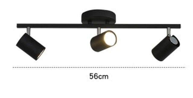 Black White Ceiling Lamp Lighting Angle adjustable Spotlights GU10 Spot Lights Bulb for Store Shop Showroom lighting New Arrival