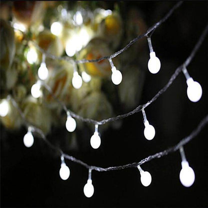 3M 5M 10M AA Battery LED Ball String Lights Christmas lights indoor Garland on Batteries Wedding Xmas Decoration light