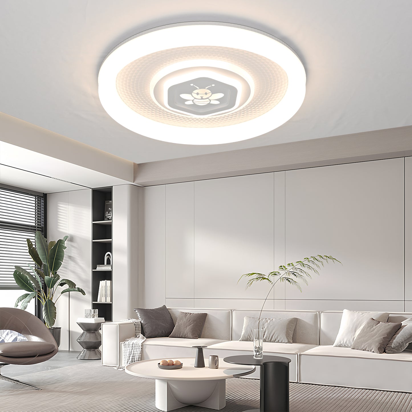 Ceiling Chandelier Modern Simple Led Ceiling Lamp Bedroom  Living Room Are WarmLighting
