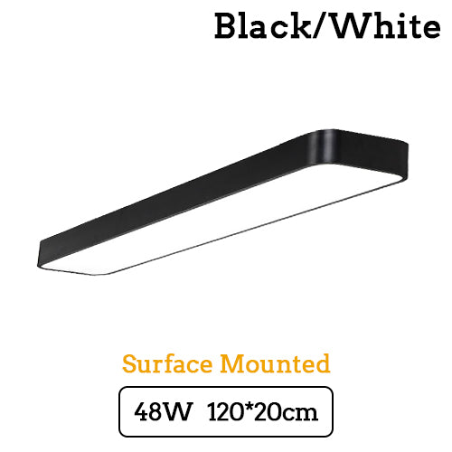 LED Modern Ceiling Light Lamp dimmable Surface Mount Rectangleindustrial wind Lighting Fixture Bedroom Living Room Office lights