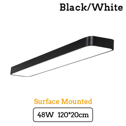 LED Modern Ceiling Light Lamp dimmable Surface Mount Rectangleindustrial wind Lighting Fixture Bedroom Living Room Office lights