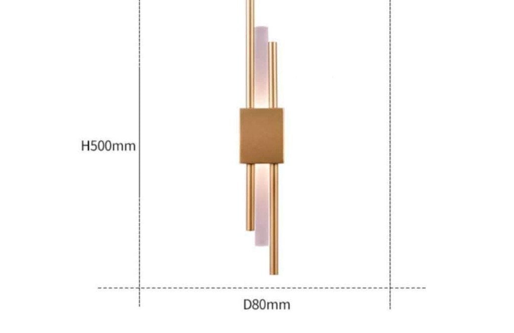 Modern Light Luxury Bedroom Copper Wall Lamp