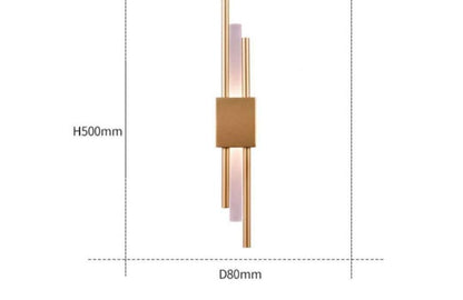 Modern Light Luxury Bedroom Copper Wall Lamp