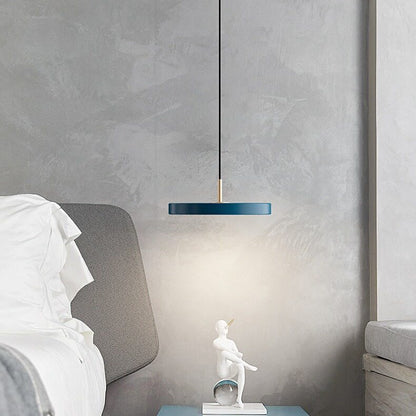 Northern Europe Minimalist Metal Pendant Light Hanging Lamp Creative Modern Simple Round Saucer