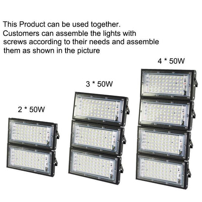 10pcs LED Flood Light 50W led Floodlight led cob spotlight 2835 SMD LED street Lamp waterproof IP65 outdoor Lighting